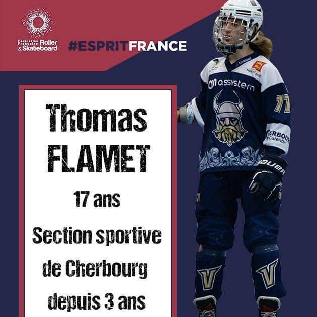 Thomas Flamet en stage équipe de France jeune
